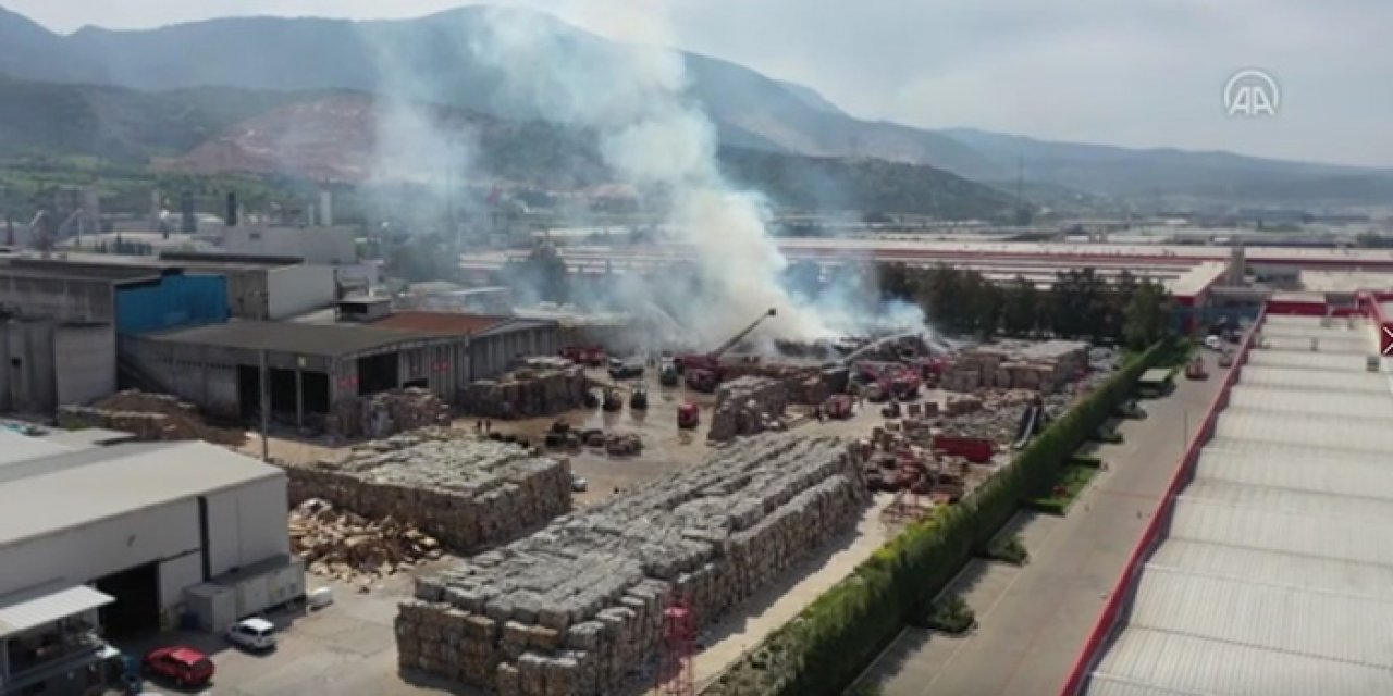 Fabrikada çıkan yangın söndürüldü
