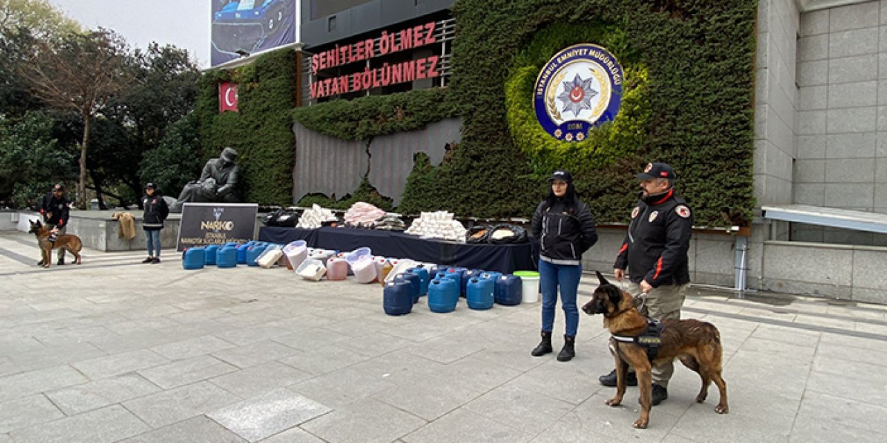 İstanbul’da bin 205 kilo uyuşturucu yakalandı