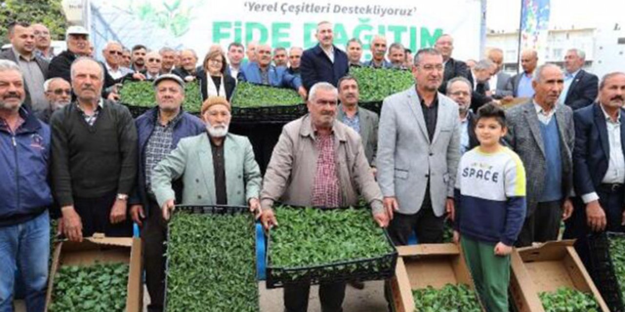Gaziantep’te çiftçilere 2 milyon fide hibe edildi