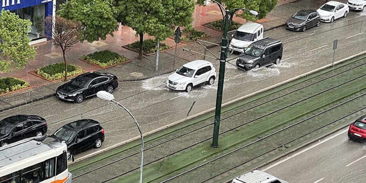 Gaziantep'te etkili sağanak yağış