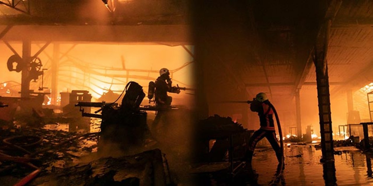 Mersin'de mobilya fabrikasında yangın: 4 ölü 1 kayıp