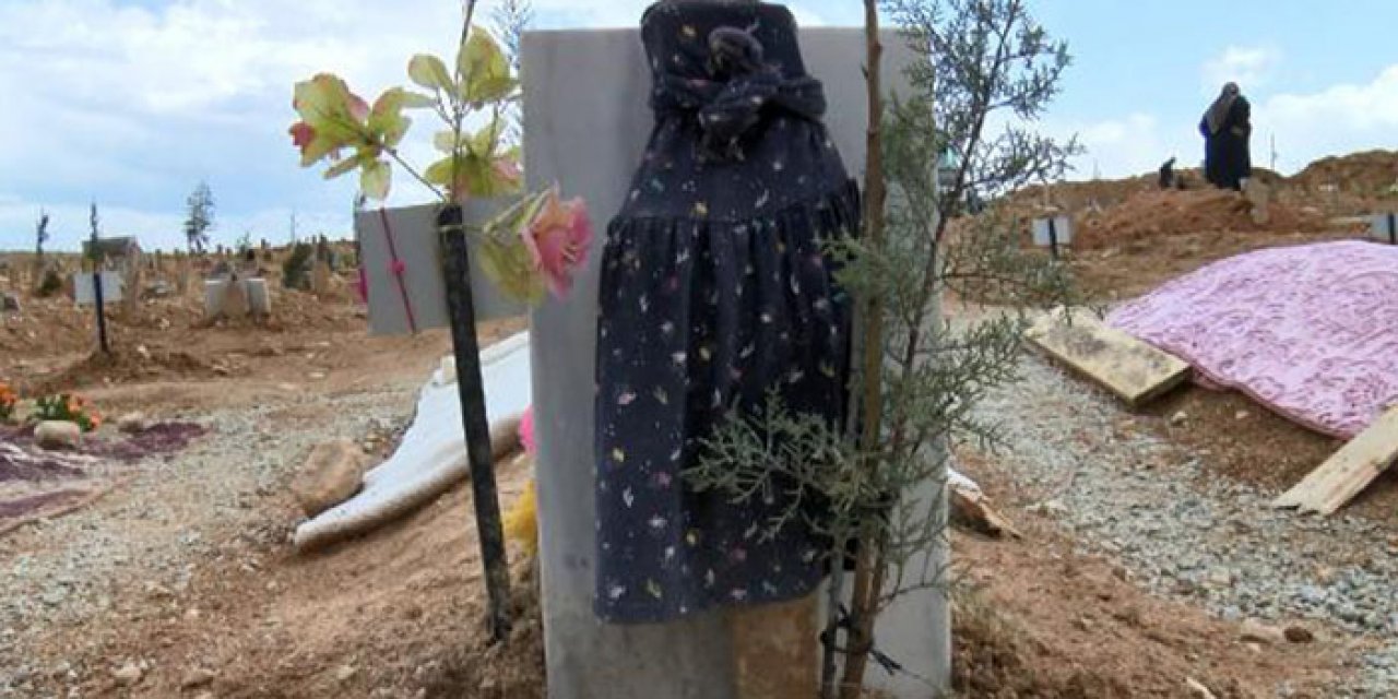 Depremde hayatını kaybeden çocuklar ziyaret edildi