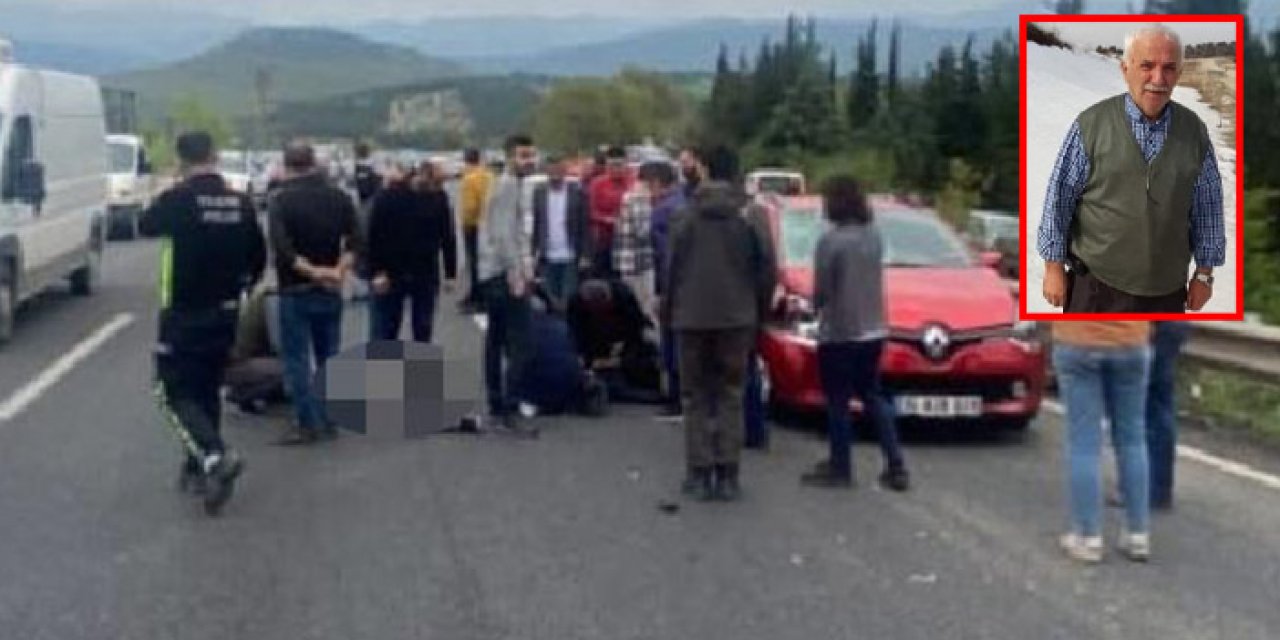 Mezarlığa giderken otomobil çarptı: 1 ölü 1 yaralı