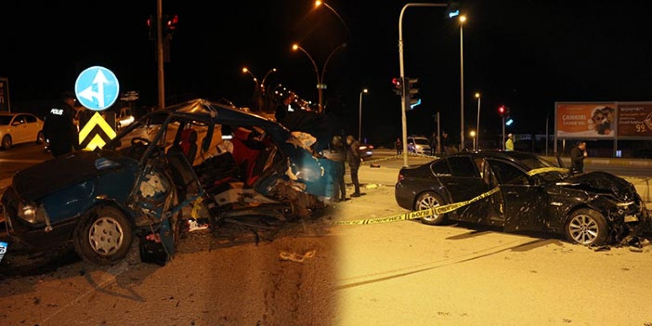 Çankırı'da feci kaza: 2'si ağır 6 yaralı