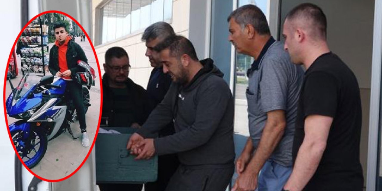 Motosiklet kazasında öldü; Ağabeyi cenazesini aldı