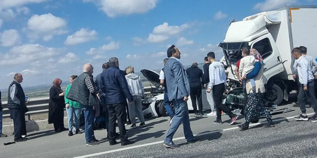 Gölbaşı’nda korkunç kaza: 1 ölü 3 yaralı