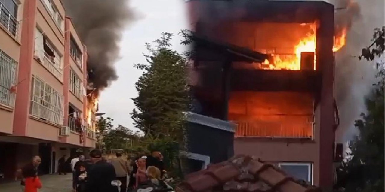 Yangında mahsur kaldılar; Üçüzlerden ikisi öldü