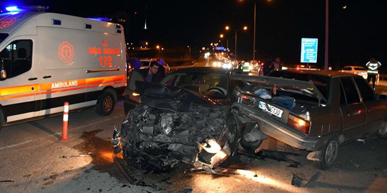 Kırıkkale'de zincirleme trafik kazası: 3 kişi yaralandı