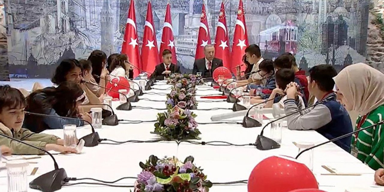 Cumhurbaşkanı Erdoğan Dolmabahçe'de konuştu