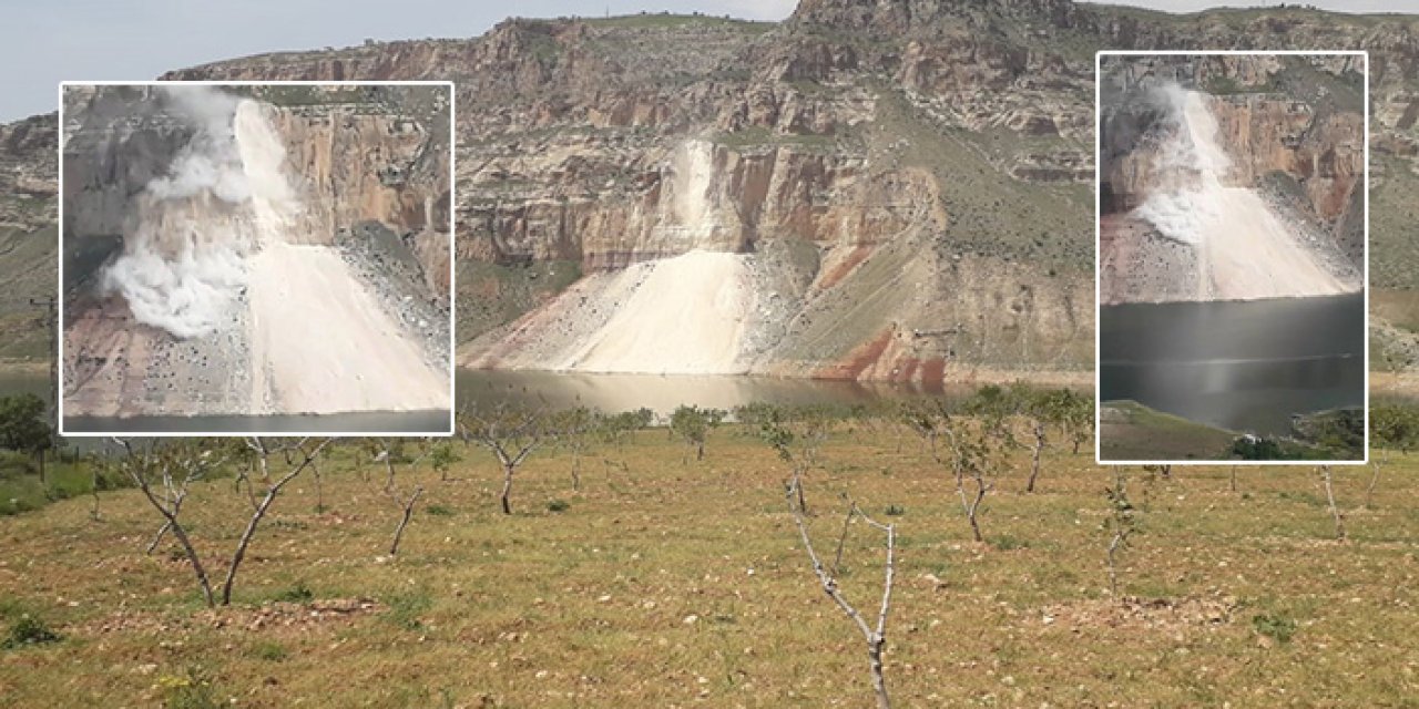 Siirt’te Heyelan meydana geldi