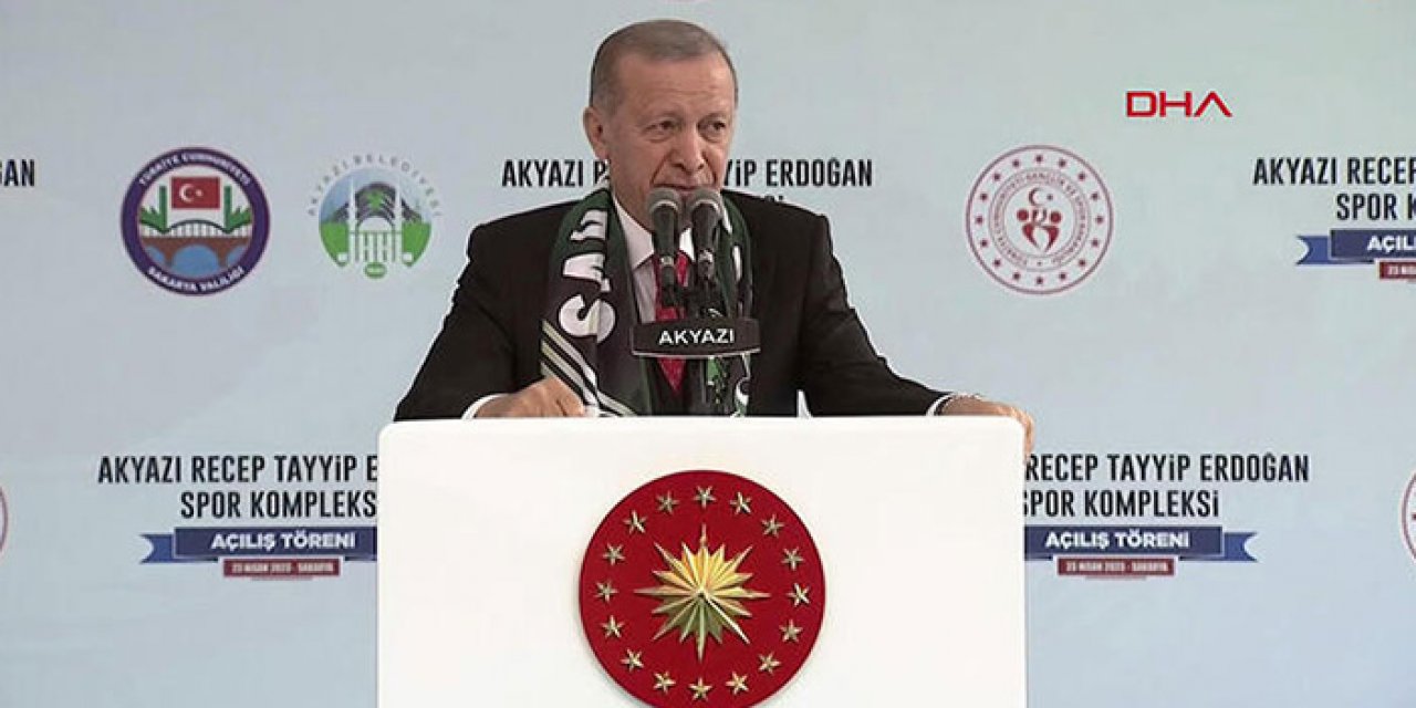 Cumhurbaşkanı Erdoğan Sakarya'da konuştu