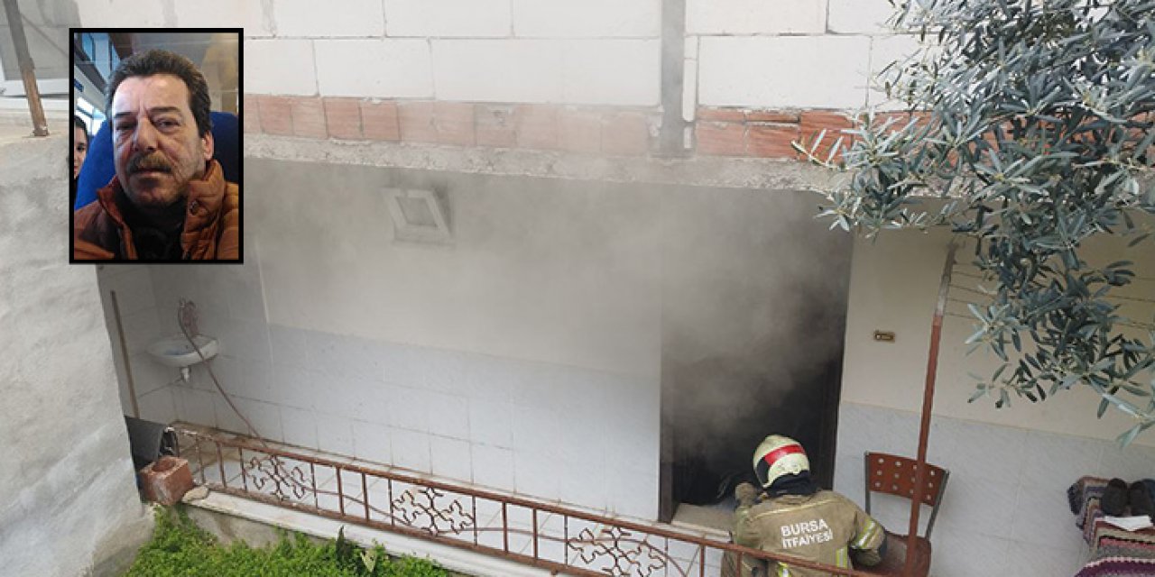 Çıkan yangında dumandan zehirlenerek öldü