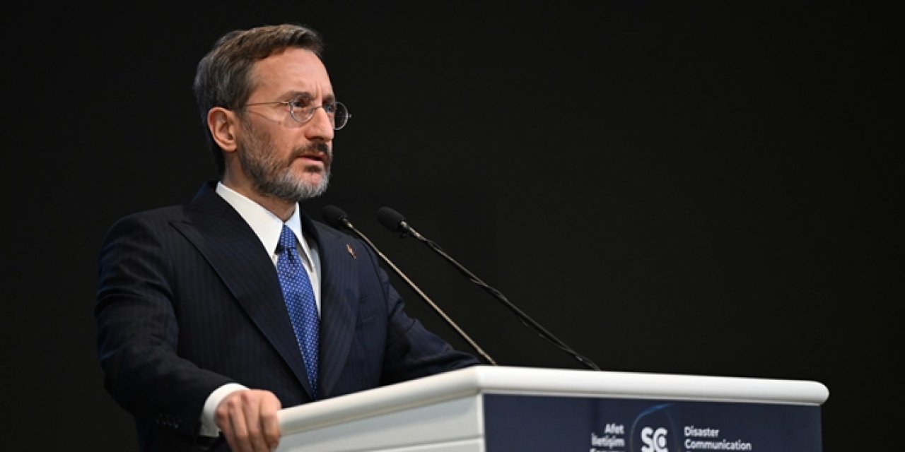 Fahrettin Altun Afet İletişimi Forumu'nda konuştu
