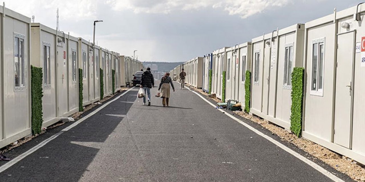 Konteyner kentlerde 28 bin depremzede kalıyor