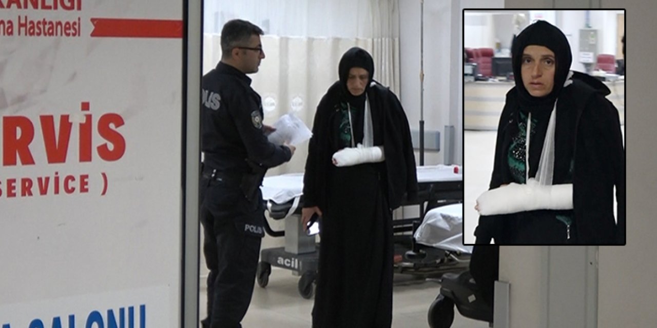 Barışma isteği reddedilen adam eski eşini ve çocuğunu dövdü