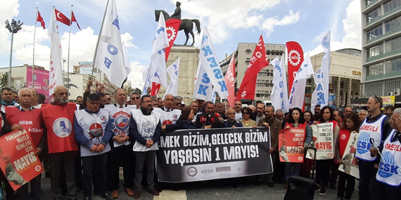 Ankara’da “1 Mayıs” etkinlikleri Anadolu Meydanı’nda