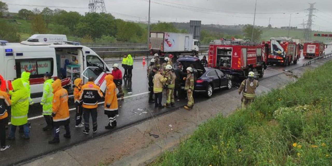 Kazaya giderken kaza yaptılar