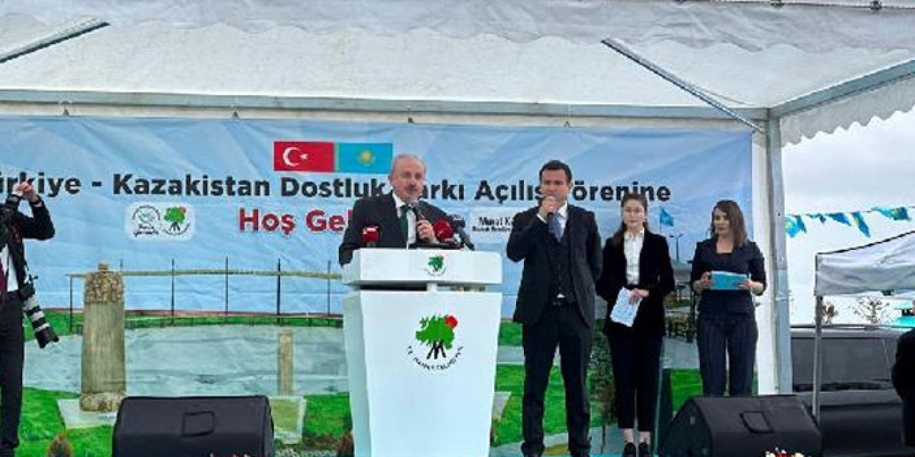 Mamak'ta Türkiye-Kazakistan Dostluk Parkı açıldı