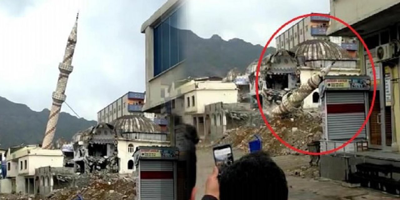 40 yıllık cami yenilenmek üzere yıkıldı