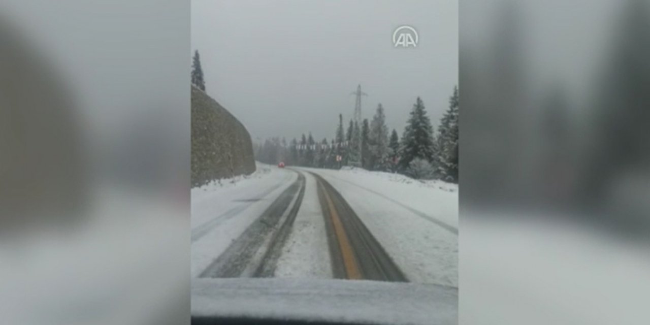 Ordu'ya kış geri geldi: Çarşamba'ya kar yağdı