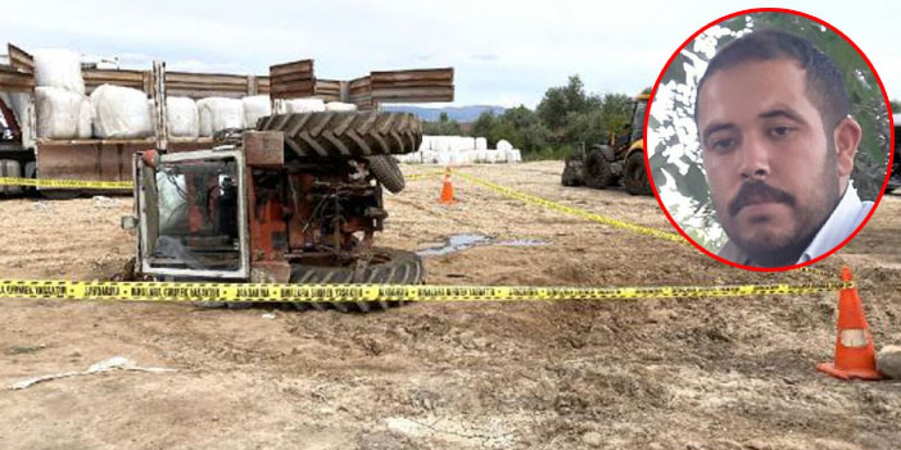 Traktör devrildi; hayatını kaybetti
