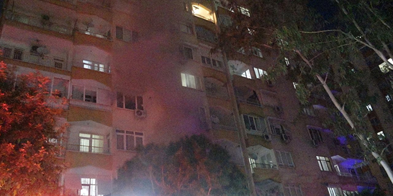 Antalya’da ev yangını: Kedisiyle beraber kurtarıldı