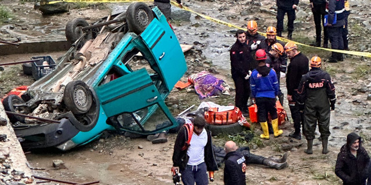 Rize’de korkunç kaza: 4 ölü 1 yaralı