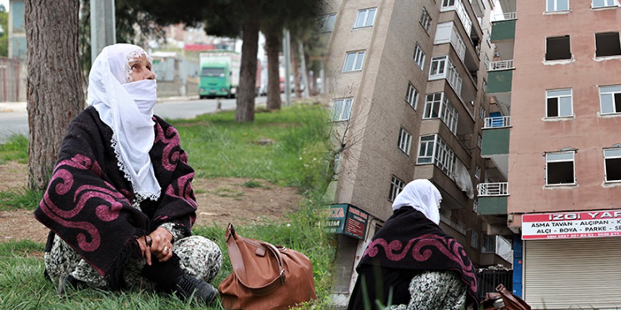 Ağır hasarlı evine gelip 2,5 aydır izliyor