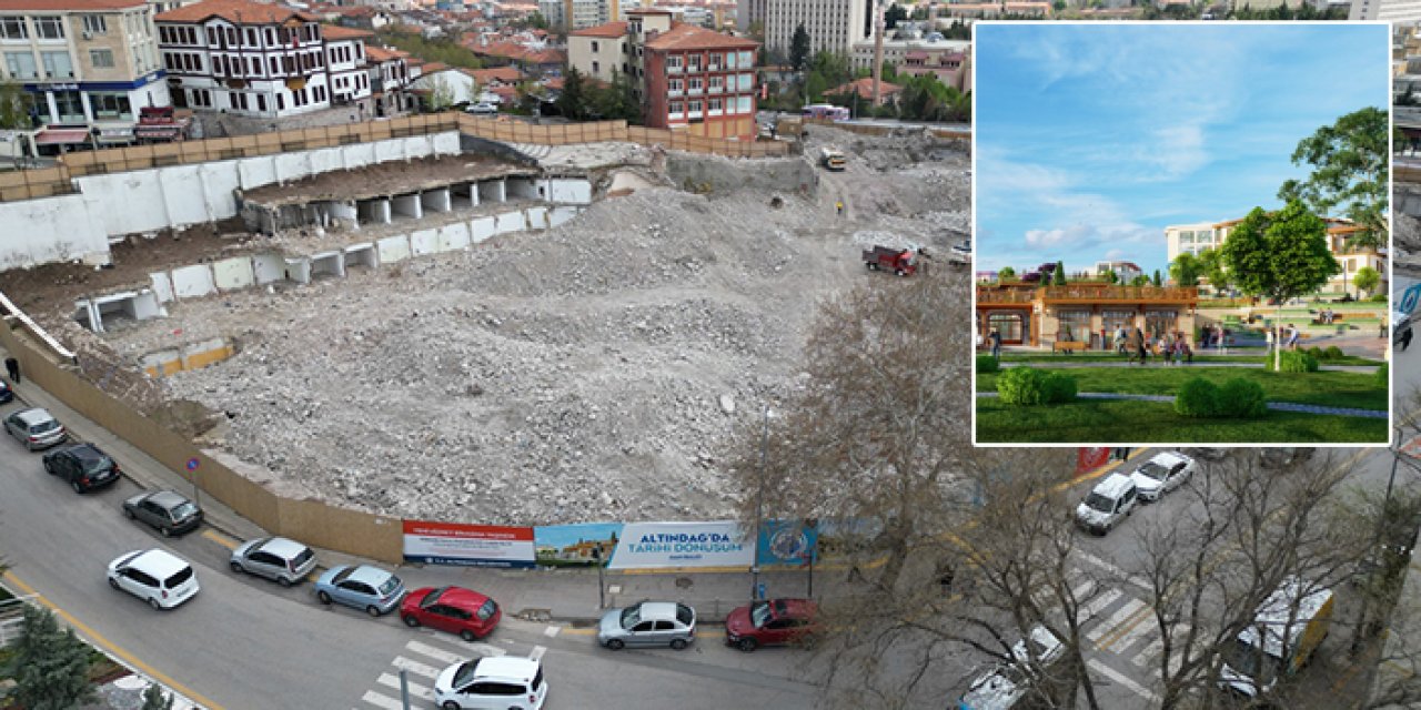 Altındağ Belediyesi o bölgenin otopark sorununu çözüyor