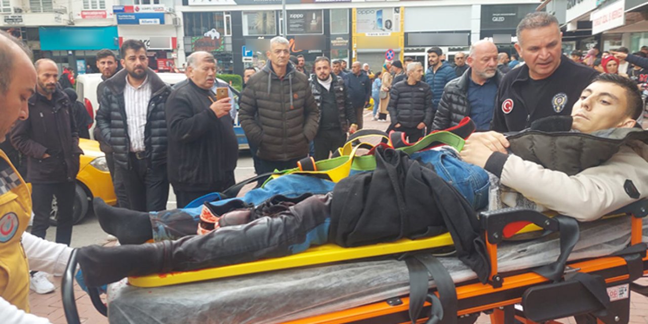 2 grup arasında yan bakma kavgası: 1 ağır yaralı