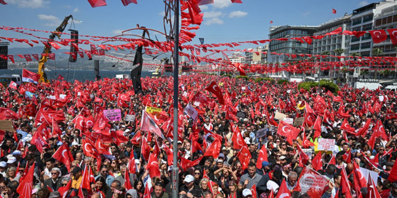 İzmir'de Millet İttifakı mitingi