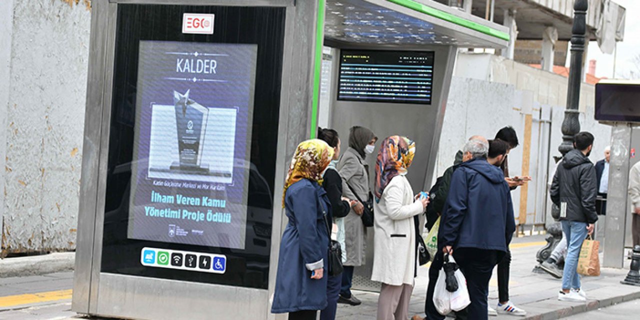 Ankara Büyükşehir Belediyesi’nde akıllı durak hizmeti