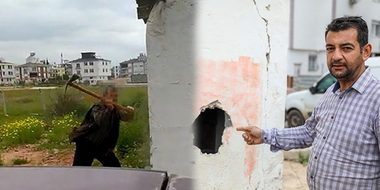 Kira konusunda anlaşamayınca depoya saldırdı