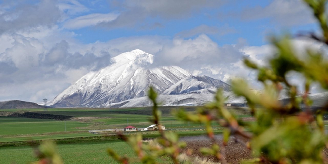 Kösedağ beyaza büründü