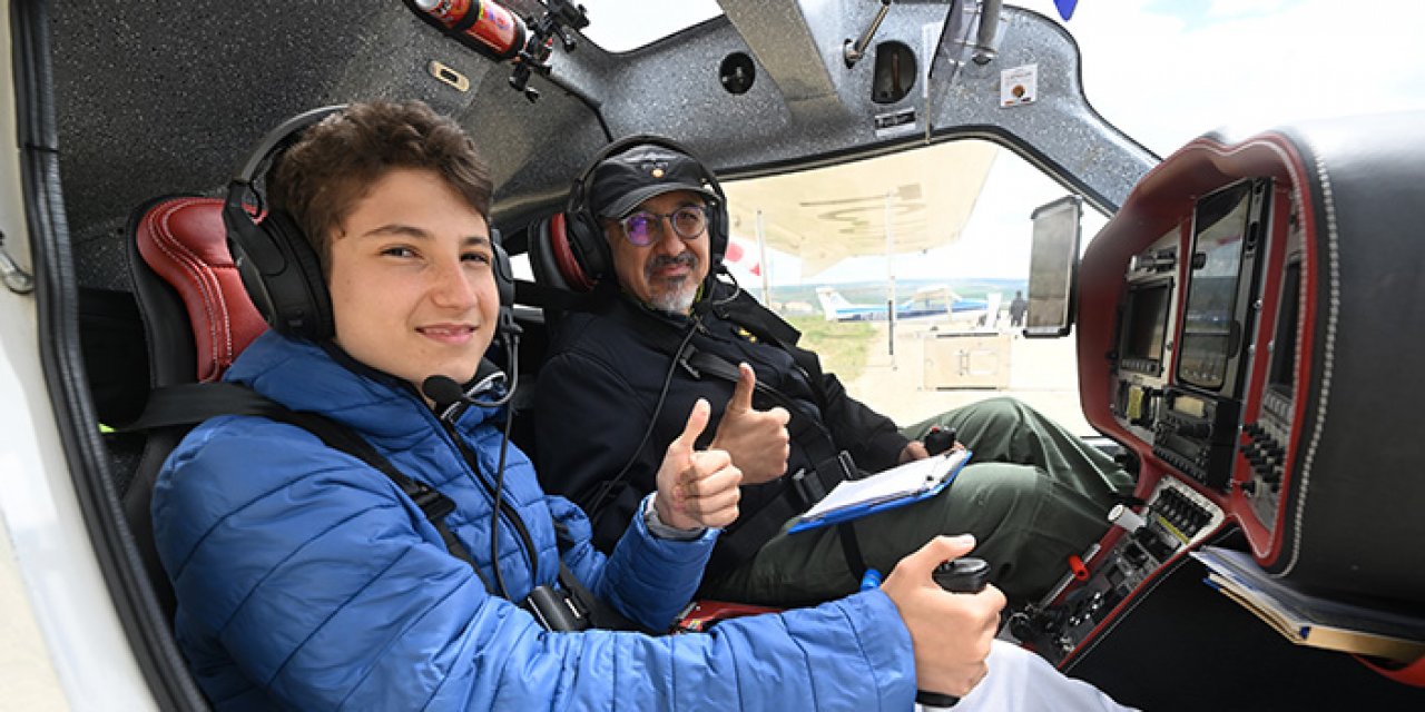 Depremzede çocuklar Ankara’da uçtu