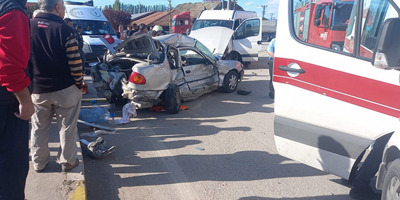 Çorum’da feci kaza: 1 ölü 2 yaralı
