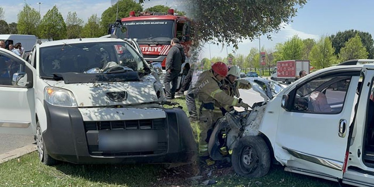 İstanbul’da aynı yönde giden araçlar çarpıştı: 4 yaralı