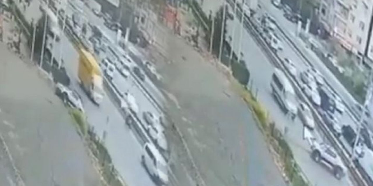 El freni çekilmeyen cip 2 metreden düştü: Dehşet şaçtı