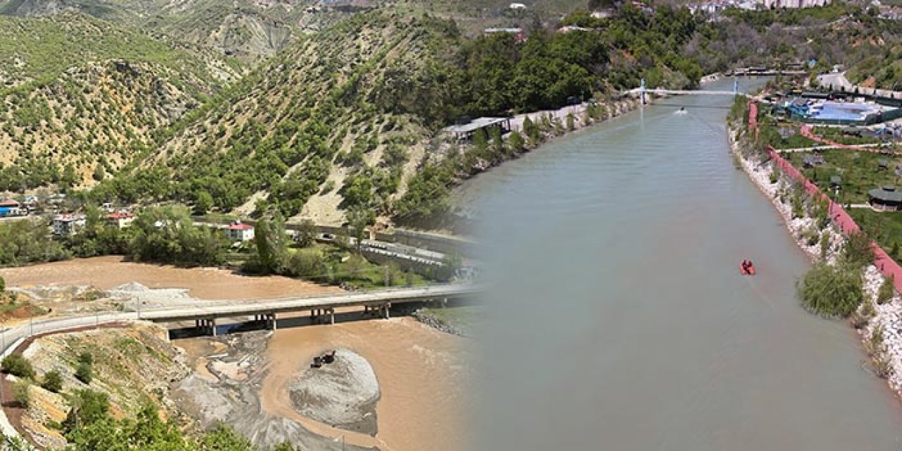 Munzur Çayı'nın kapakları kayıp 3 genci bulmak için açıldı