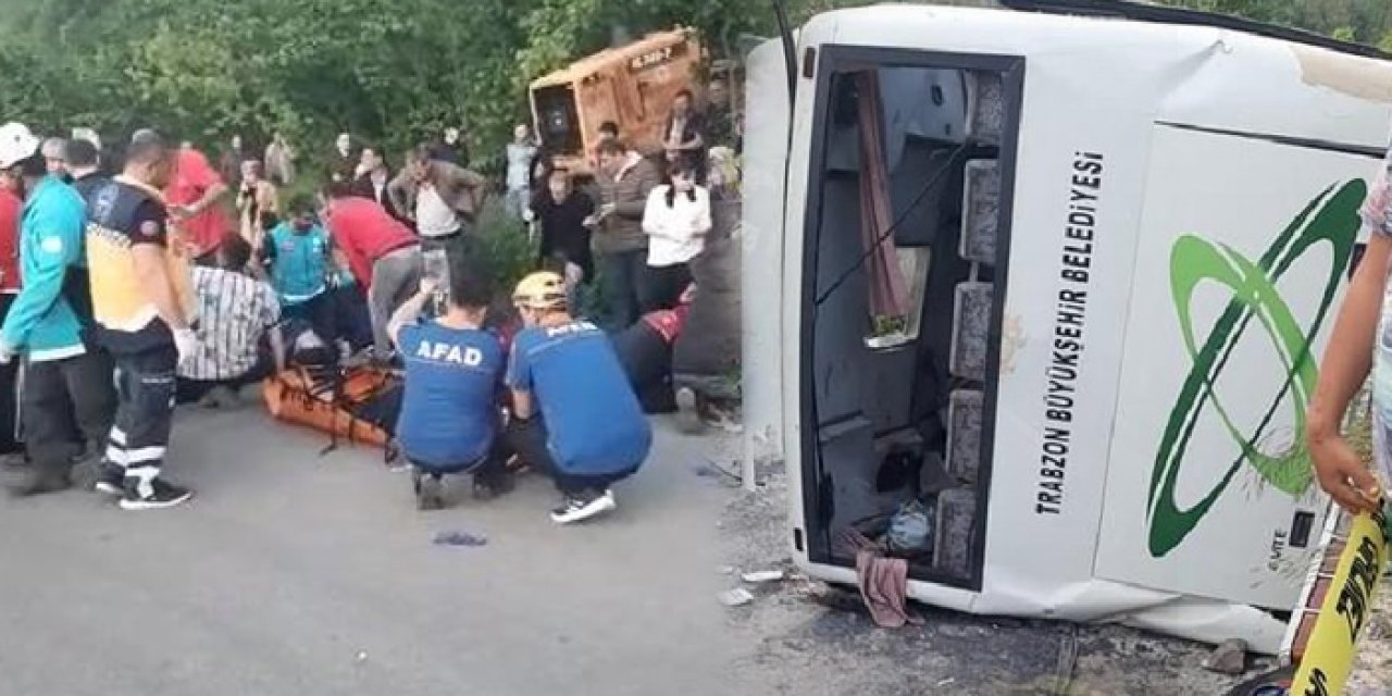 Evin duvarına çarparak devrildi