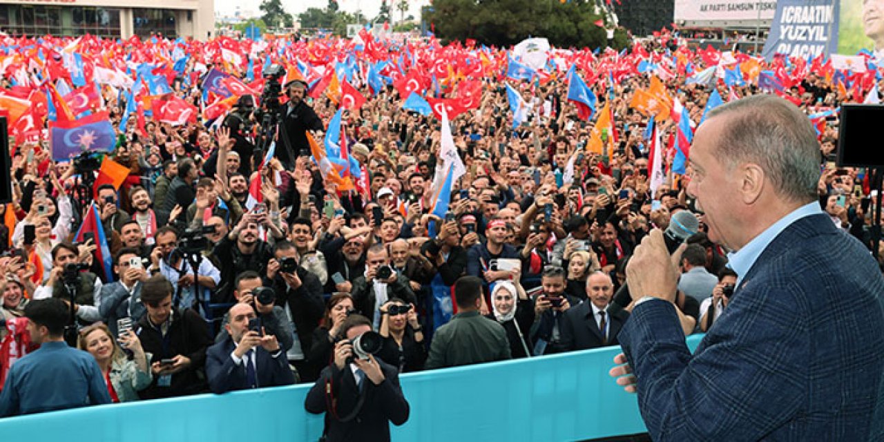 Cumhurbaşkanı Erdoğan Samsun'da halka seslendi