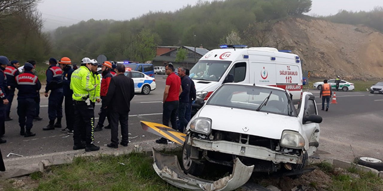 İstanbul Bolu yolunda feci kaza