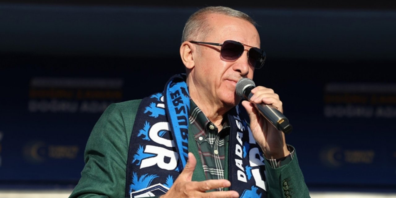 Cumhurbaşkanı Erdoğan Erzurum mitingine katıldı