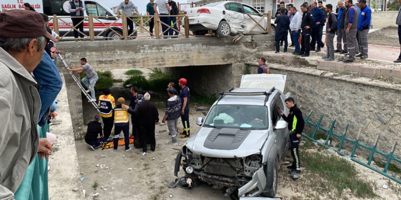 Konya'da feci kaza: 4 yaralı