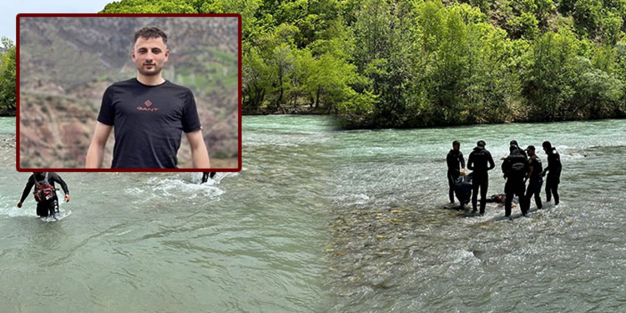 Munzur çayına düşen 3 gençten birinin cesedi bulundu