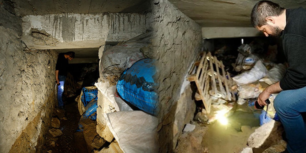 Kahramanmaraş merkezli depremler sonrası bir evde akan su durmuyor