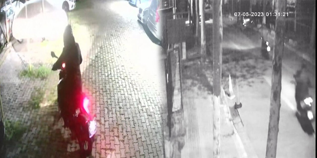 Avcılar’da otoparktan motosiklet çaldılar