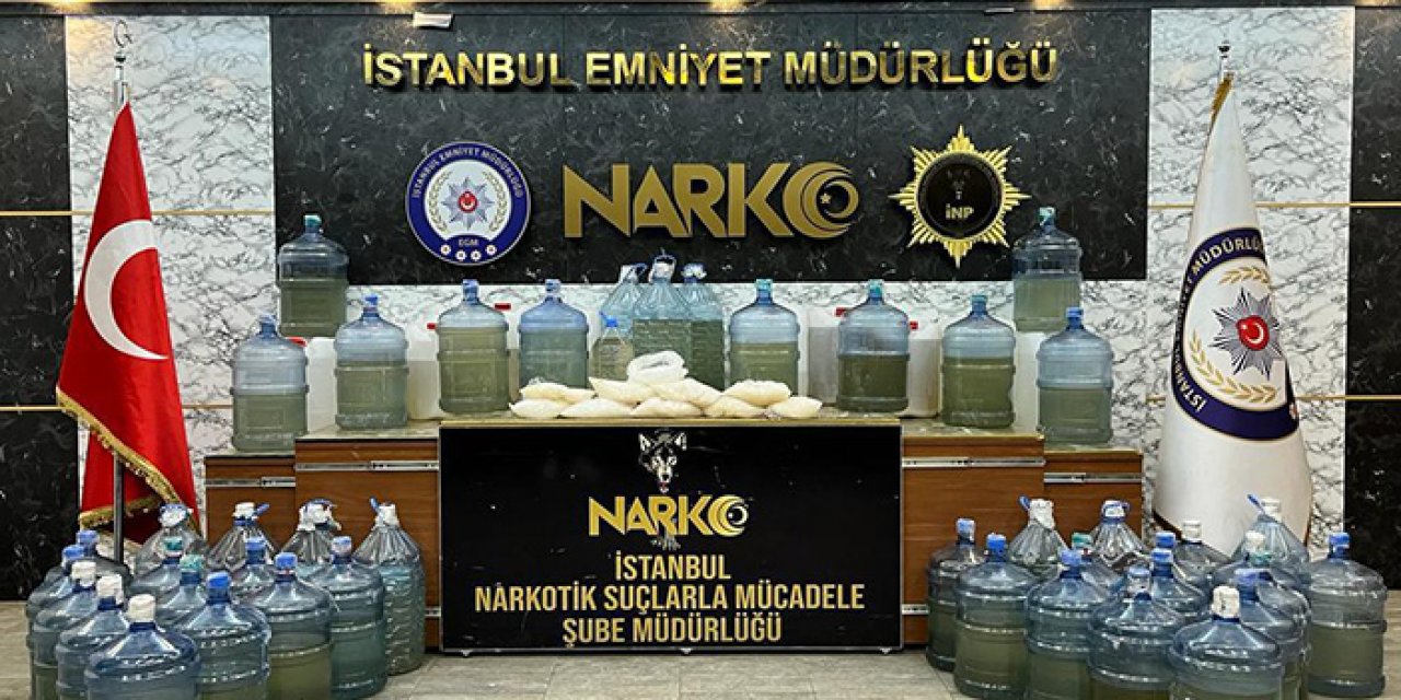 İstanbul’da 1 tona yakın uyuşturucu ele geçirildi
