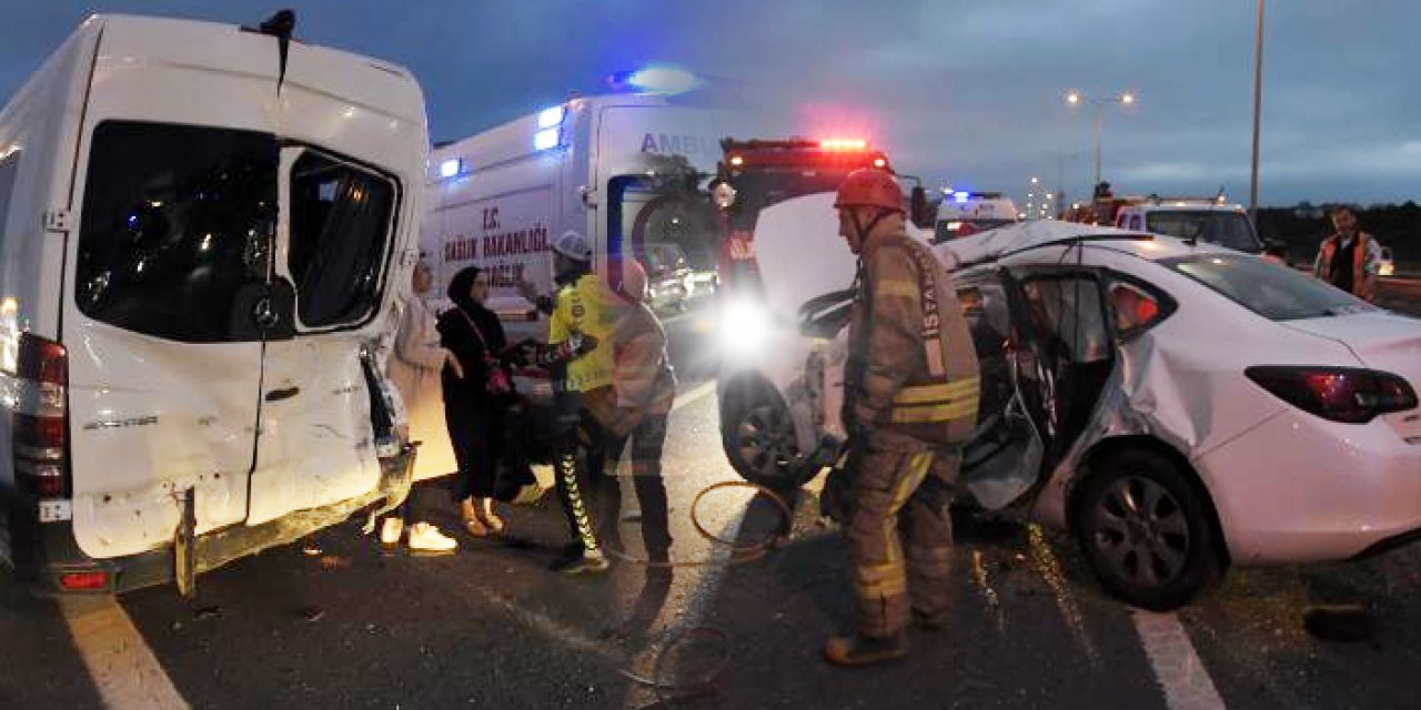 Zincirleme kazada makas iddiası