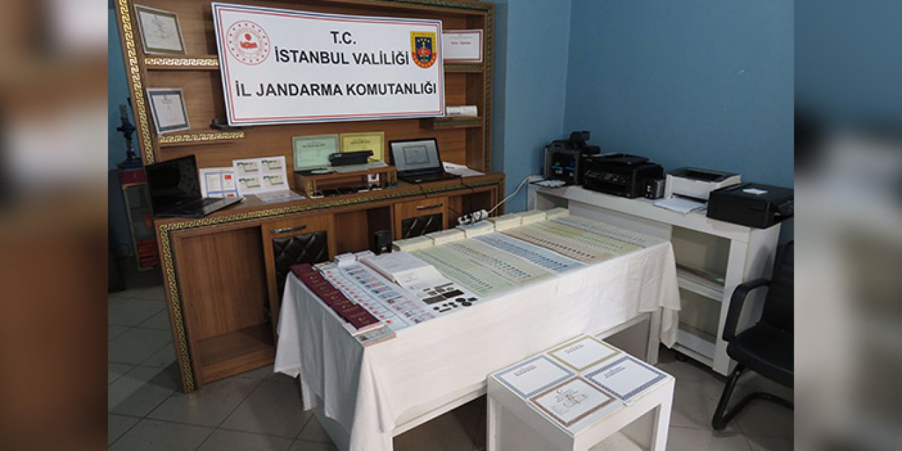 Jandarmadan sahtecilik operasyonu